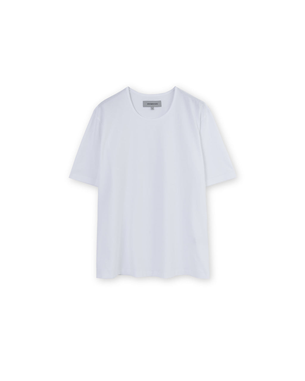 Brownyard - U Neck T Shirt (White) product image 3 | TRAB K-Fashion Australia