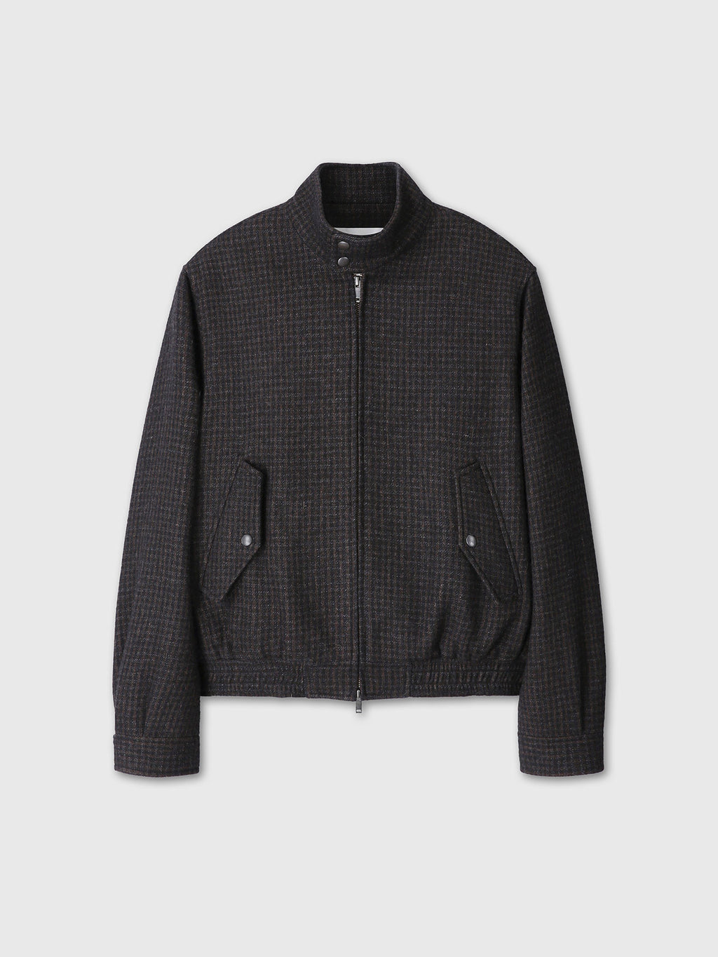 Tonywack - Checked Wool Harrington Jacket (Brown/Black) product image 9 | TRAB K-Fashion Australia