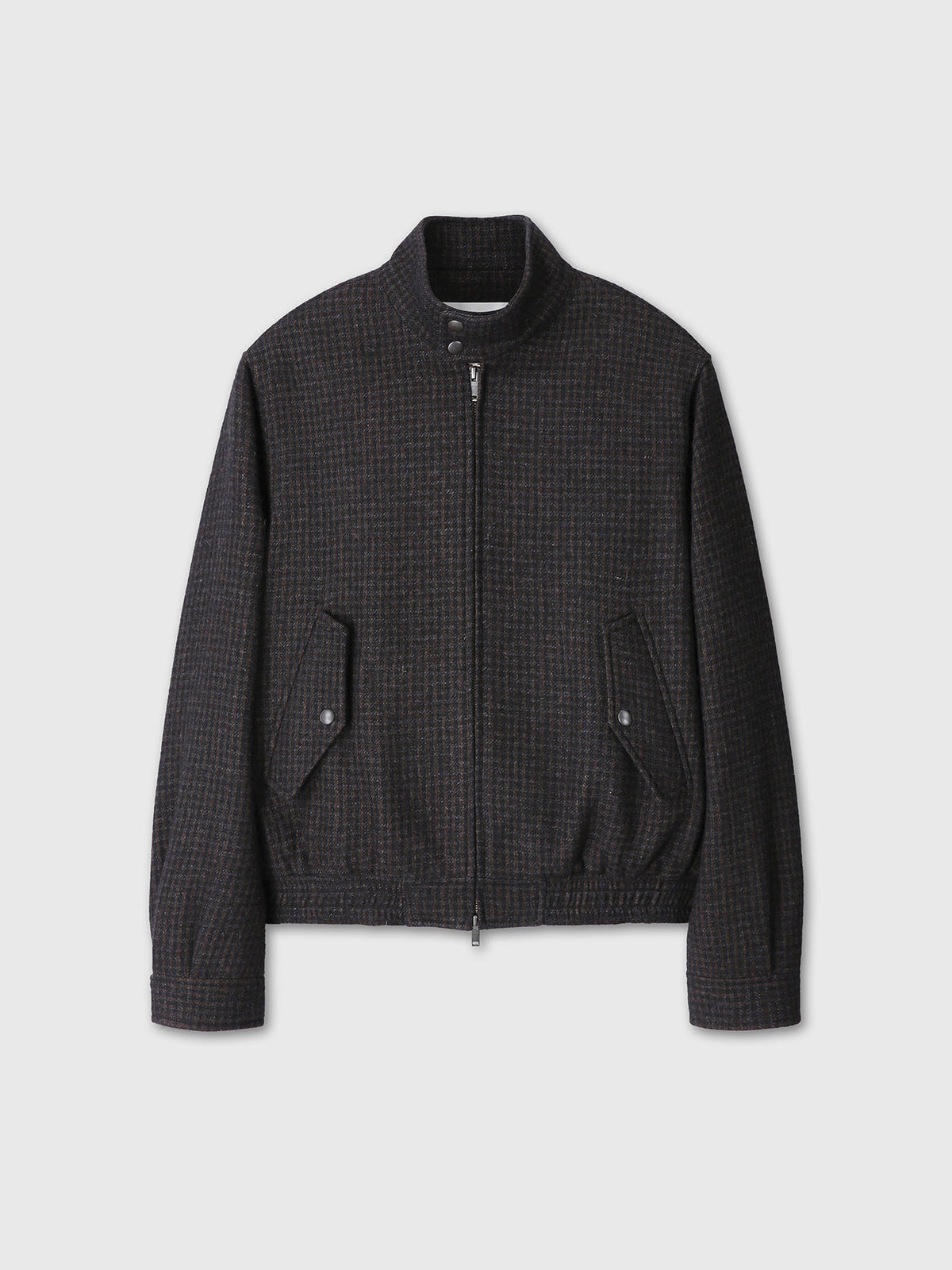Tonywack - Checked Wool Harrington Jacket (Brown/Black) product image 9 | TRAB K-Fashion Australia