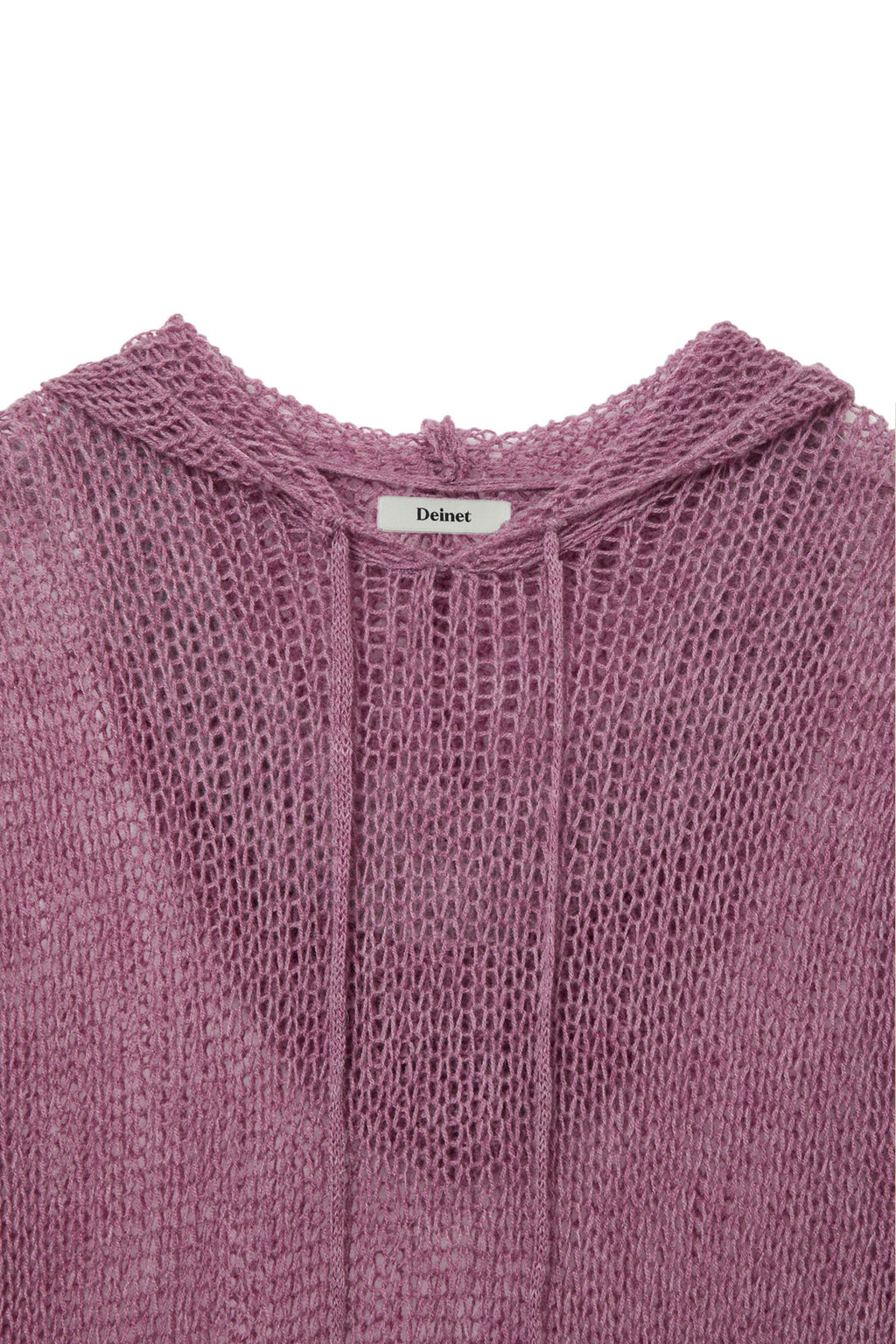 Deinet - Loose Mesh Knit Hoodie (Purple) product image 3 | TRAB K-Fashion Australia