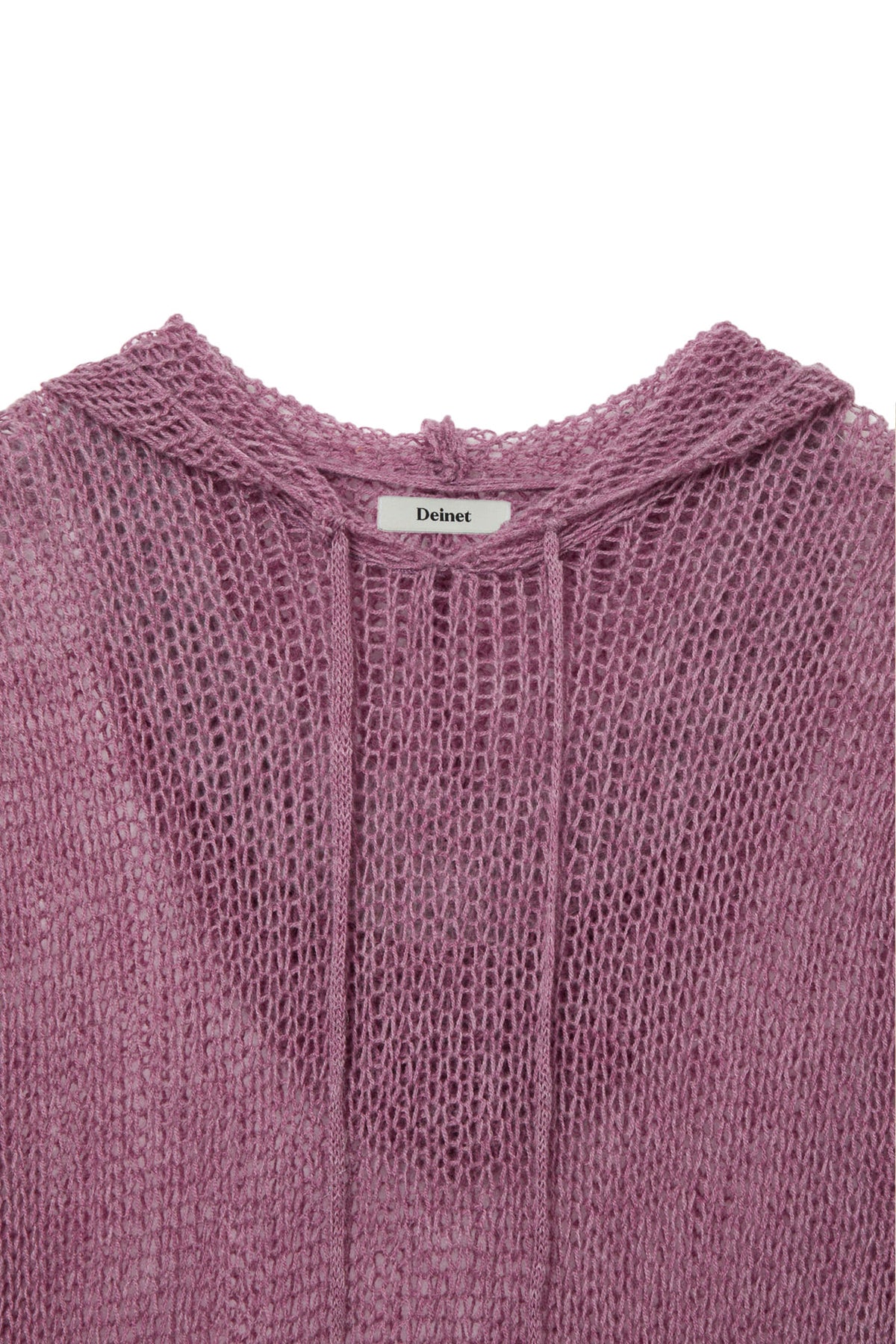 Deinet - Loose Mesh Knit Hoodie (Purple) product image 3 | TRAB K-Fashion Australia