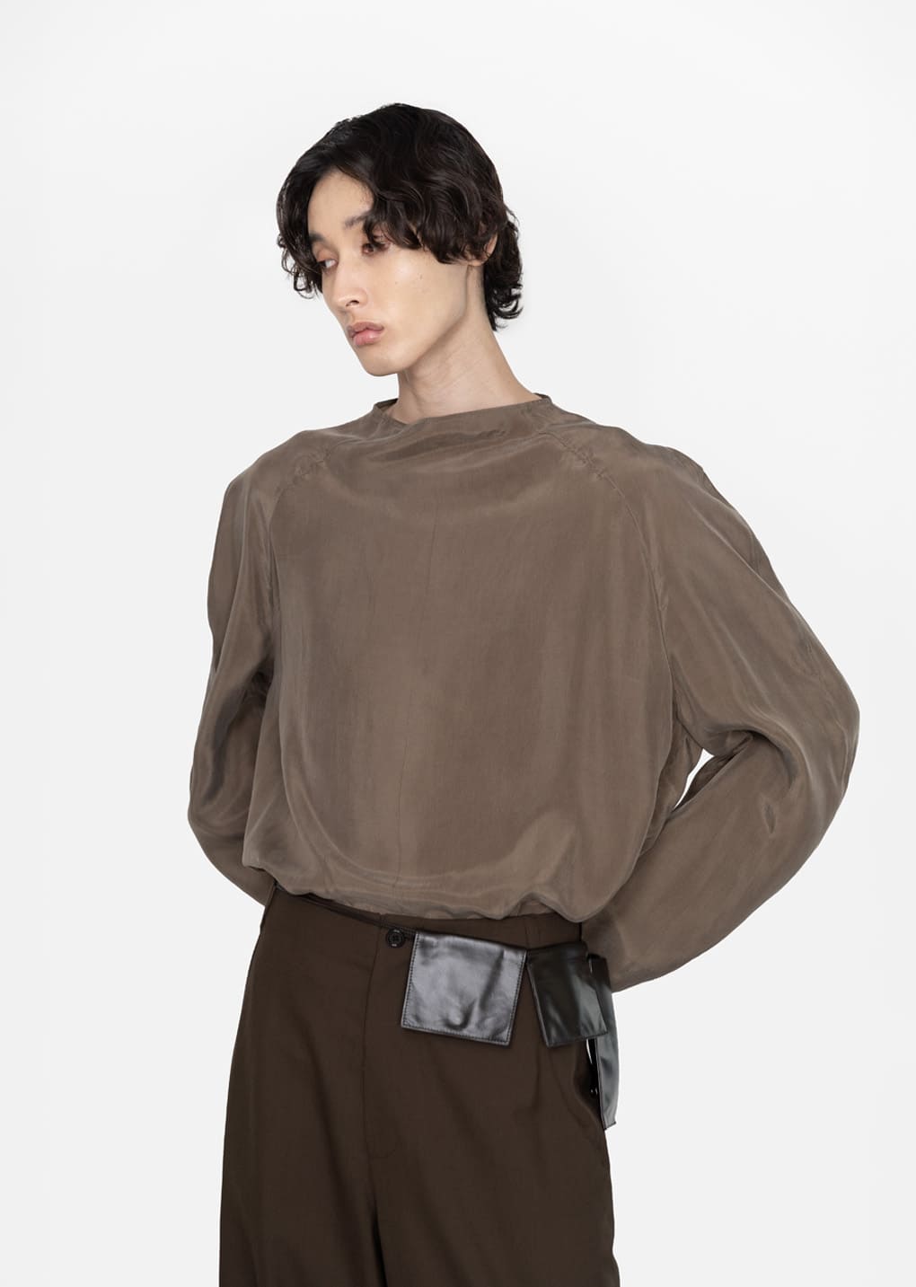 Amomento - Men's Raglan Cupro Top (Khaki) product image 5 | TRAB K-Fashion Australia