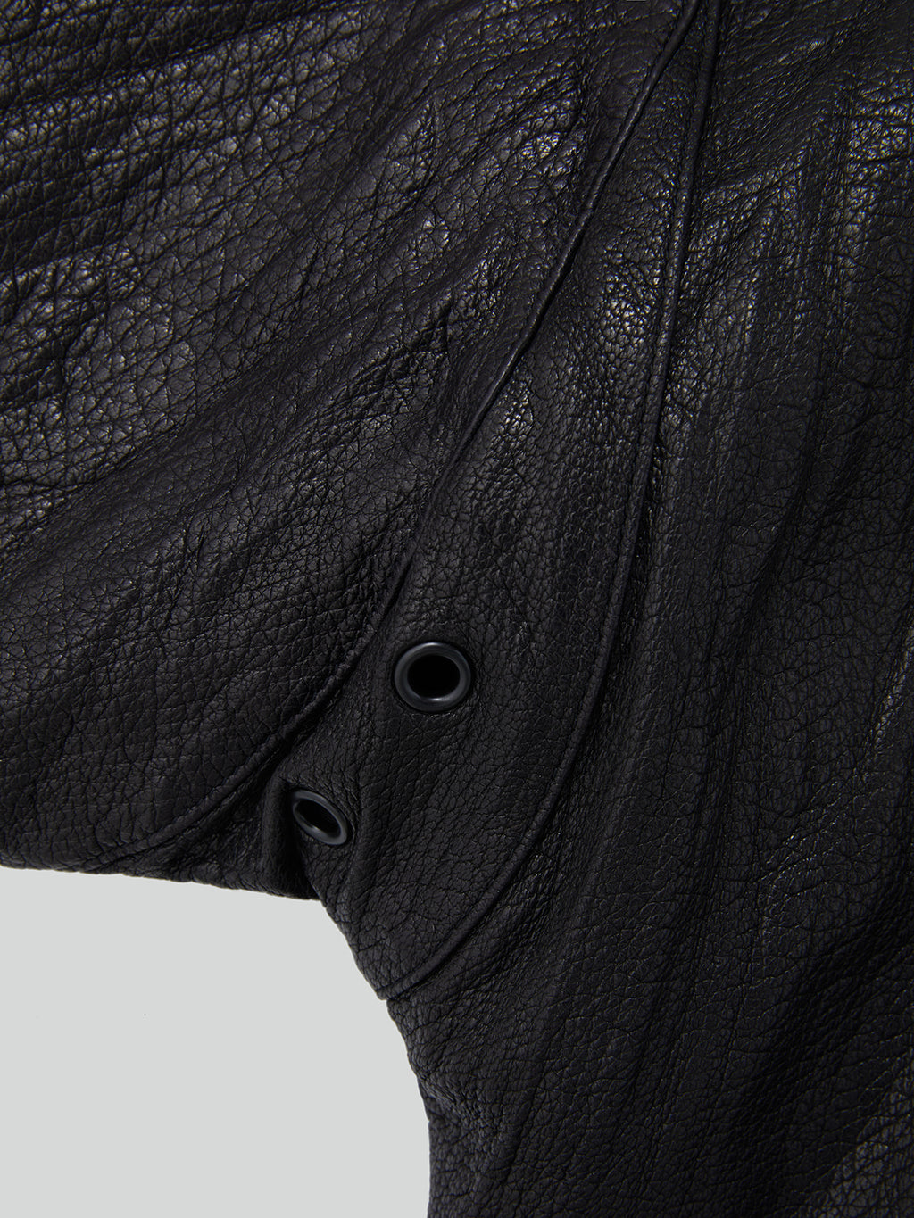 Recto - High-Neck Leather Jumper (Black) product image 8 | TRAB K-Fashion Australia