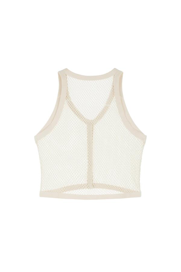 Deinet - Crochet Knit Vest (Ecru) product image 14 | TRAB K-Fashion Australia
