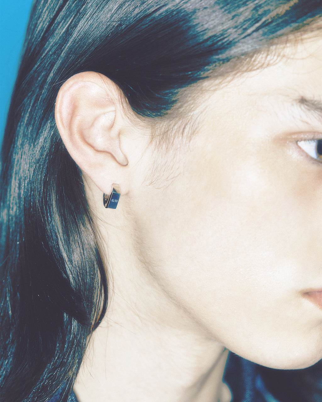 Numbering - A13 Signet Earrings #7124 product image 6 | TRAB K-Fashion Australia