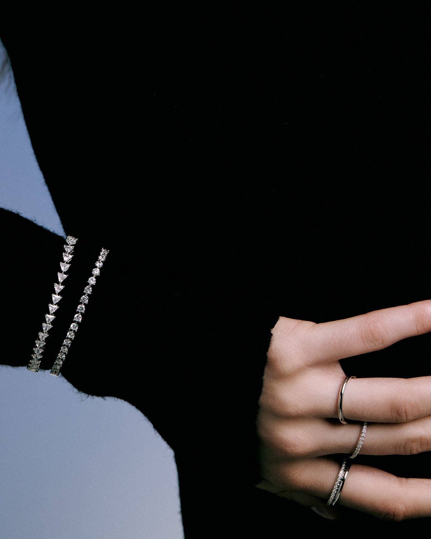 Numbering - Triangle N-dia Tennis Bracelet #3990 product image 3 | TRAB K-Fashion Australia