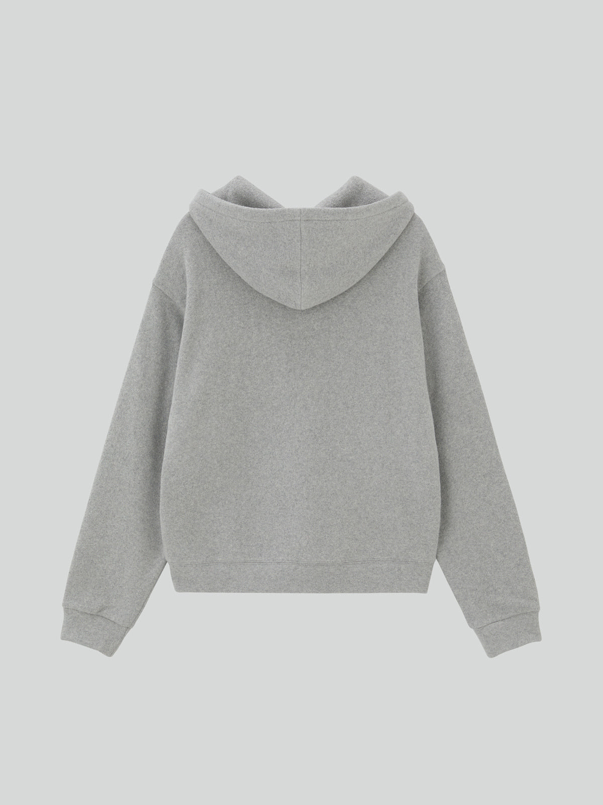 Recto - Rc Embroidered Hoodie (Melange Grey) product image 2 | TRAB K-Fashion Australia
