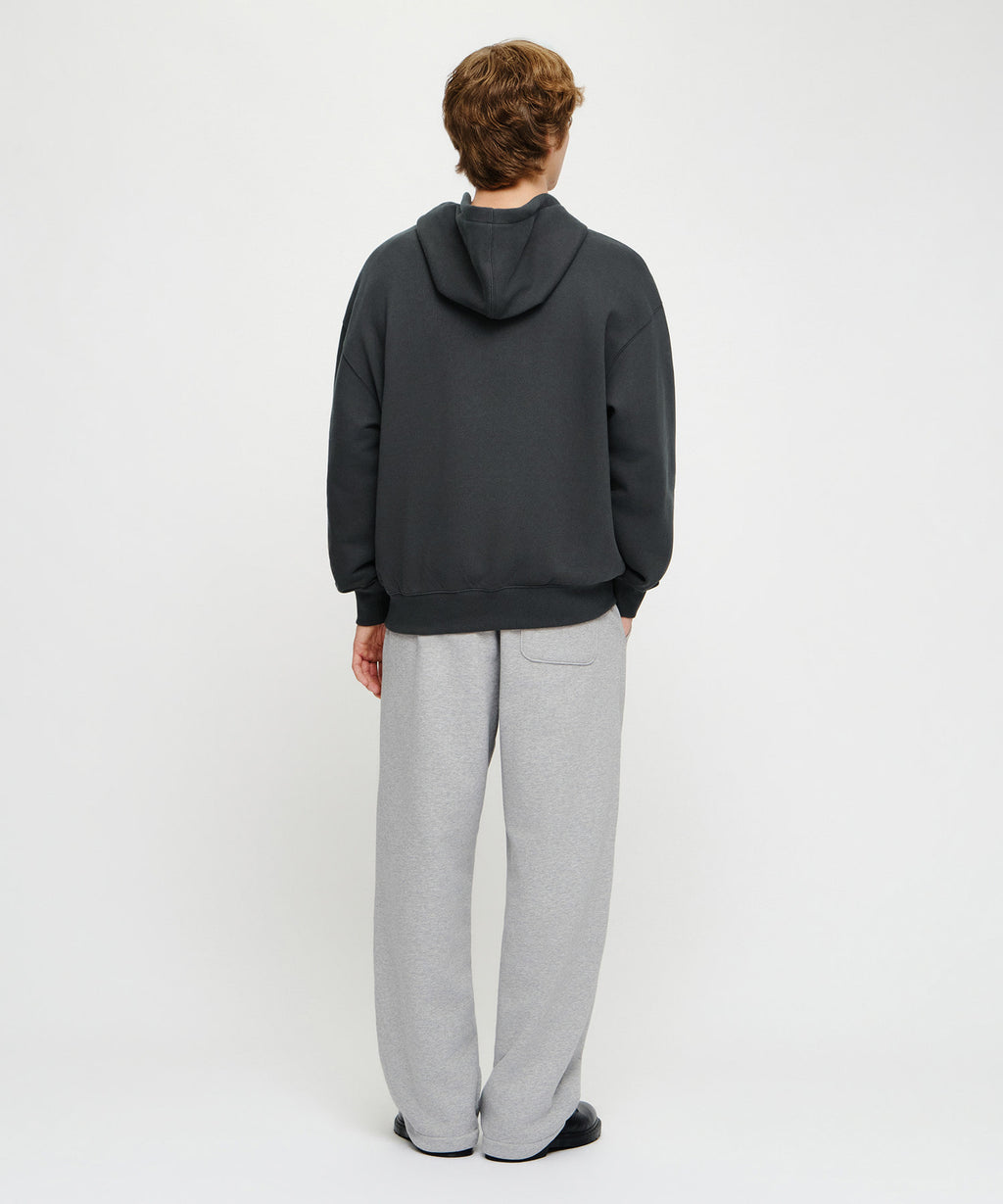Marithe & Francois Girbaud - One Tuck Wide Sweat Joggers (brushed) (Heather Gray) product image 5 | TRAB K-Fashion Australia