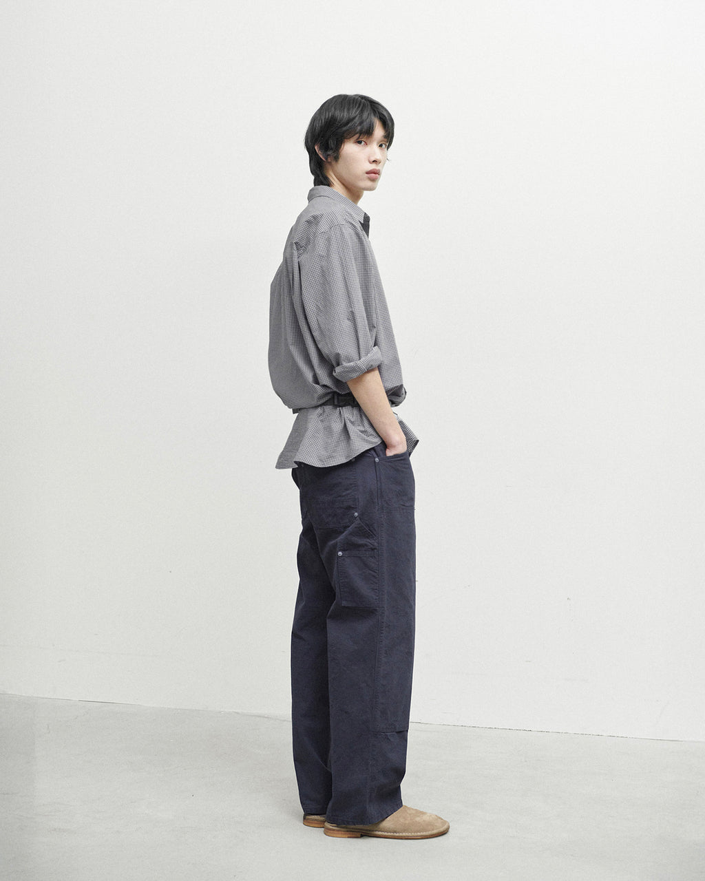 Brownyard - Steady Shirt (Grey Check) product image 3 | TRAB K-Fashion Australia
