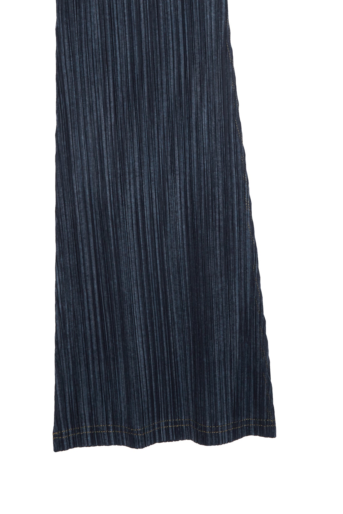 Matin Kim - Pleats Stitch Layered Pants (Navy) product image 4 | TRAB K-Fashion Australia