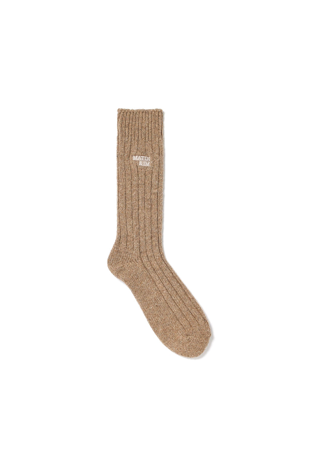 Matin Kim - Wool Blend Crew Socks (Beige) product image 4 | TRAB K-Fashion Australia