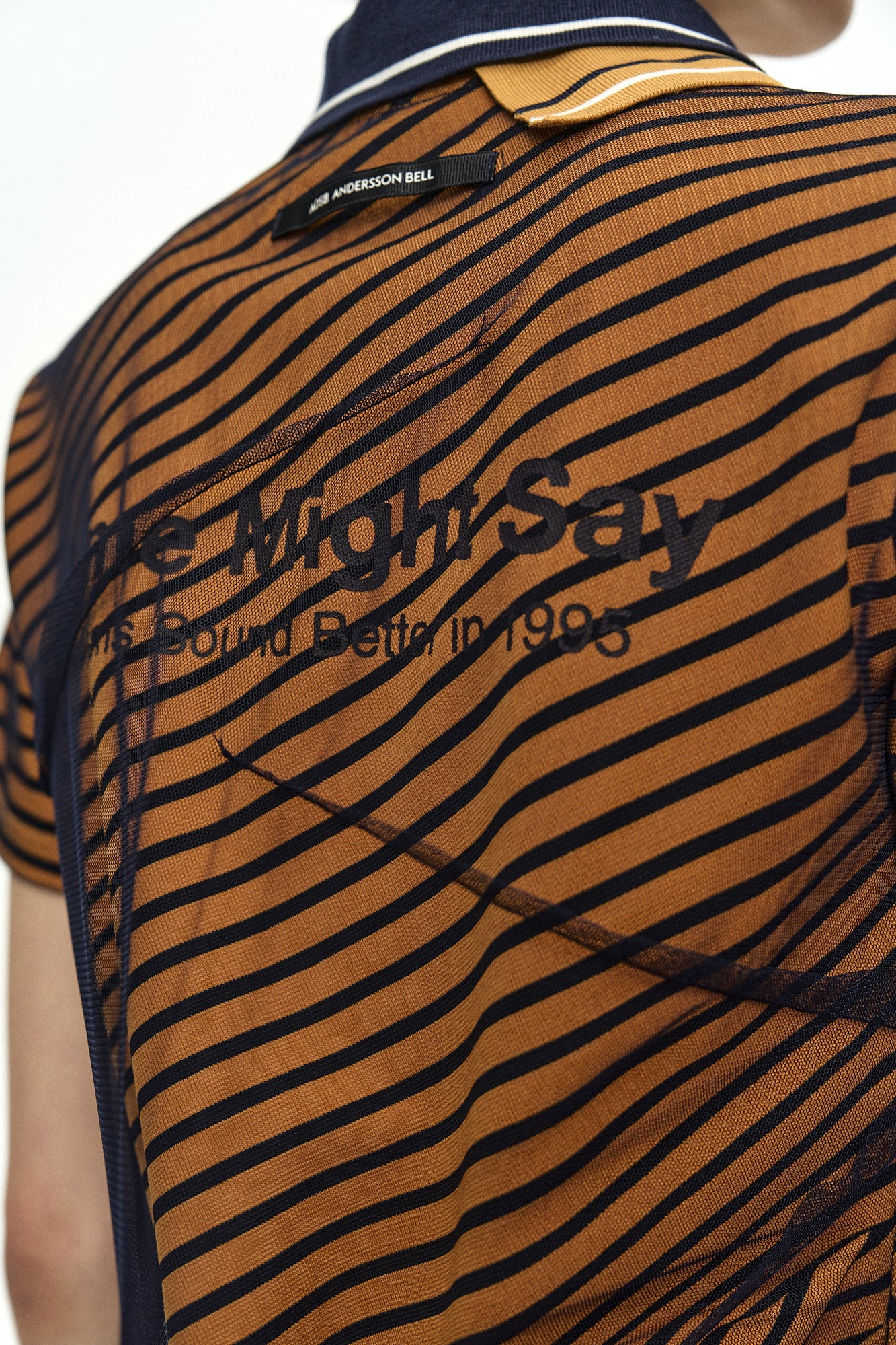 Andersson Bell - Twisted Pk Polo Top (Yellow) product image 5 | TRAB K-Fashion Australia