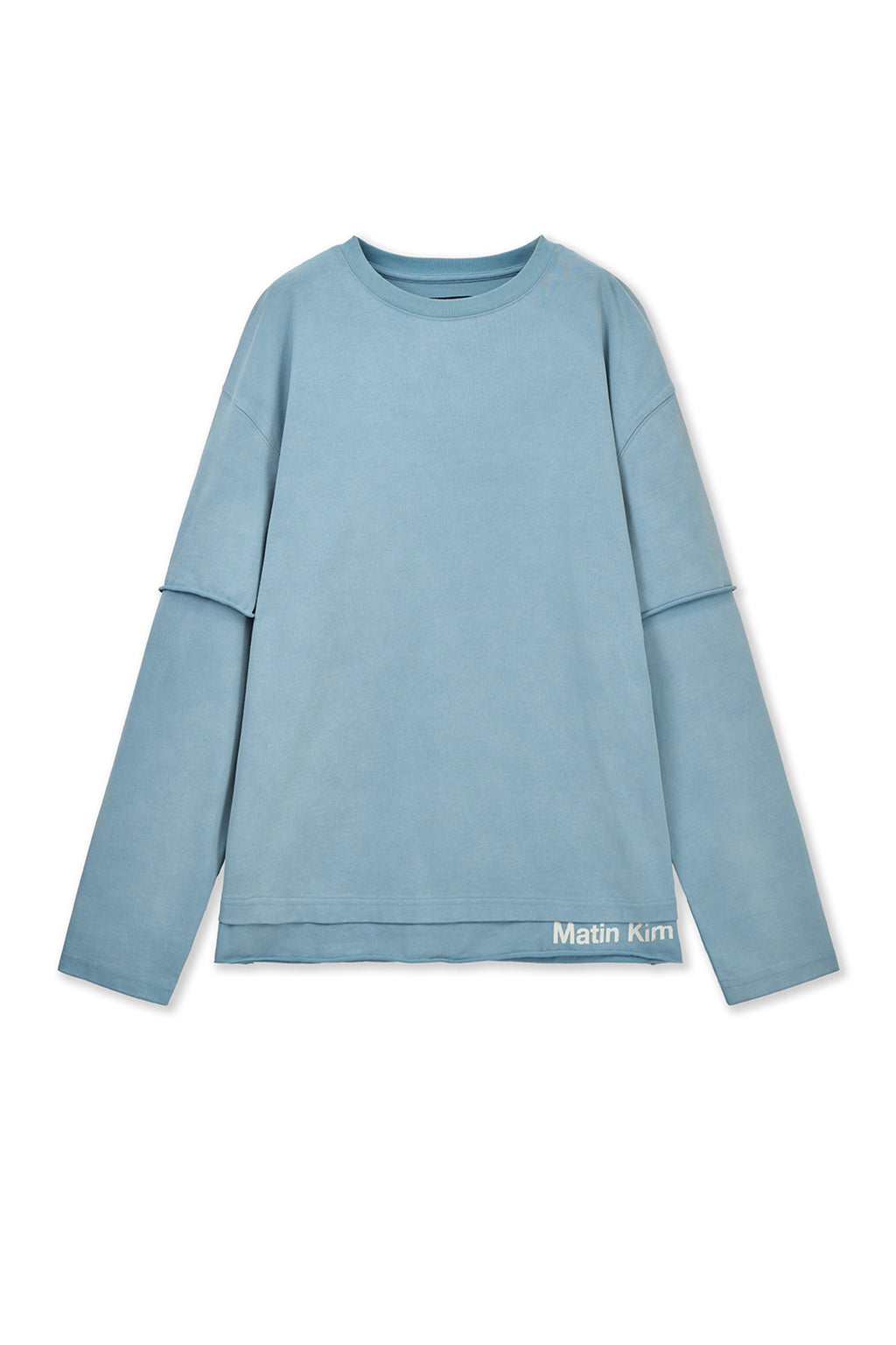 Matin Kim - Spray Effect Layered Top (Light Blue) product image 1 | TRAB K-Fashion Australia