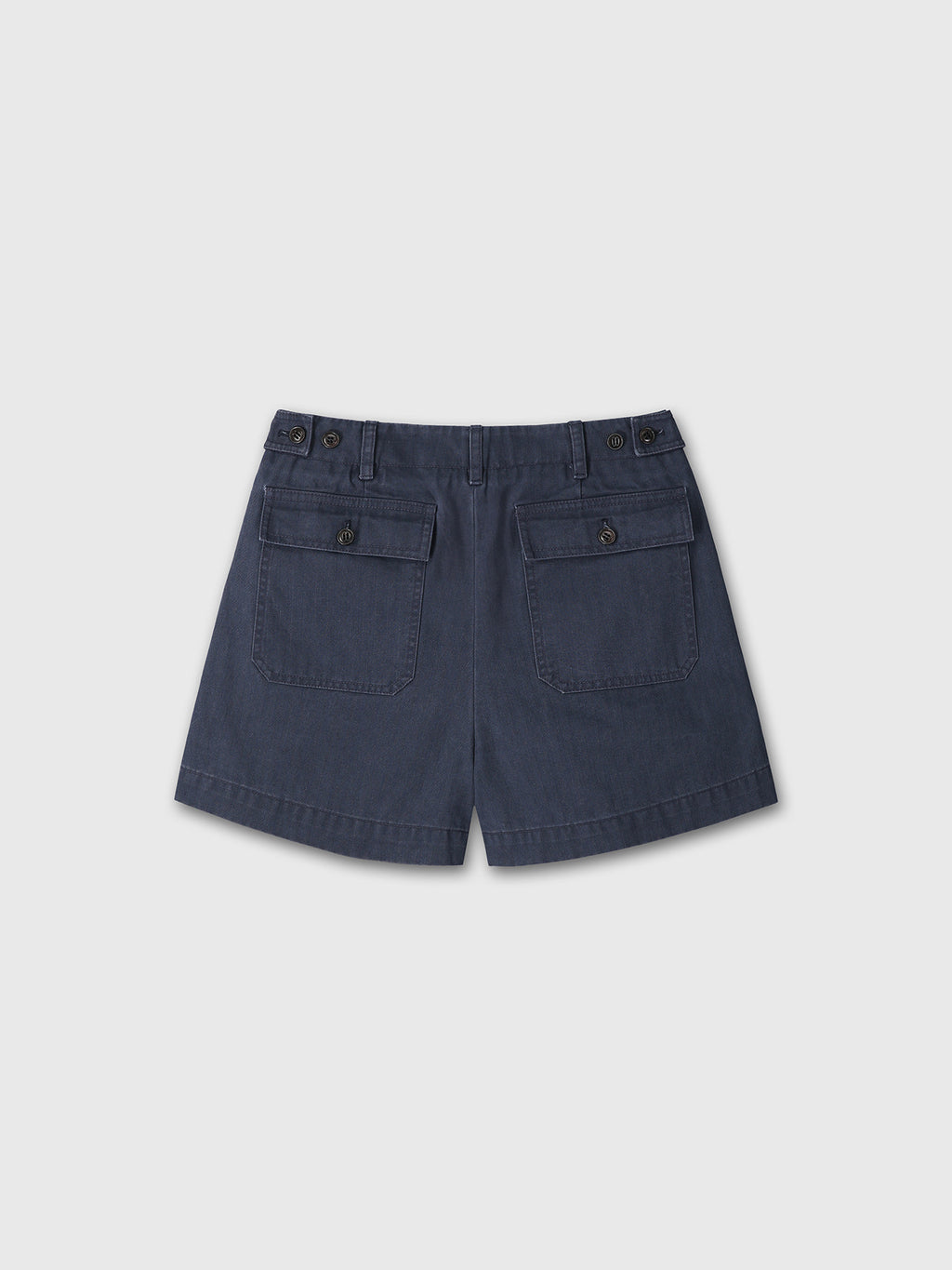 Tonywack - Garment Washed Hbt Fatigue  Shorts (Faded Navy) product image 11 | TRAB K-Fashion Australia