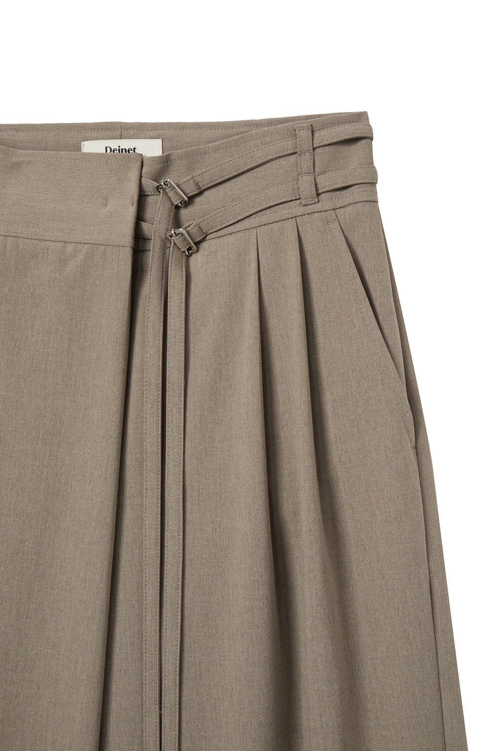 Deinet - Belted Wrap Trousers (Beige) product image 4 | TRAB K-Fashion Australia