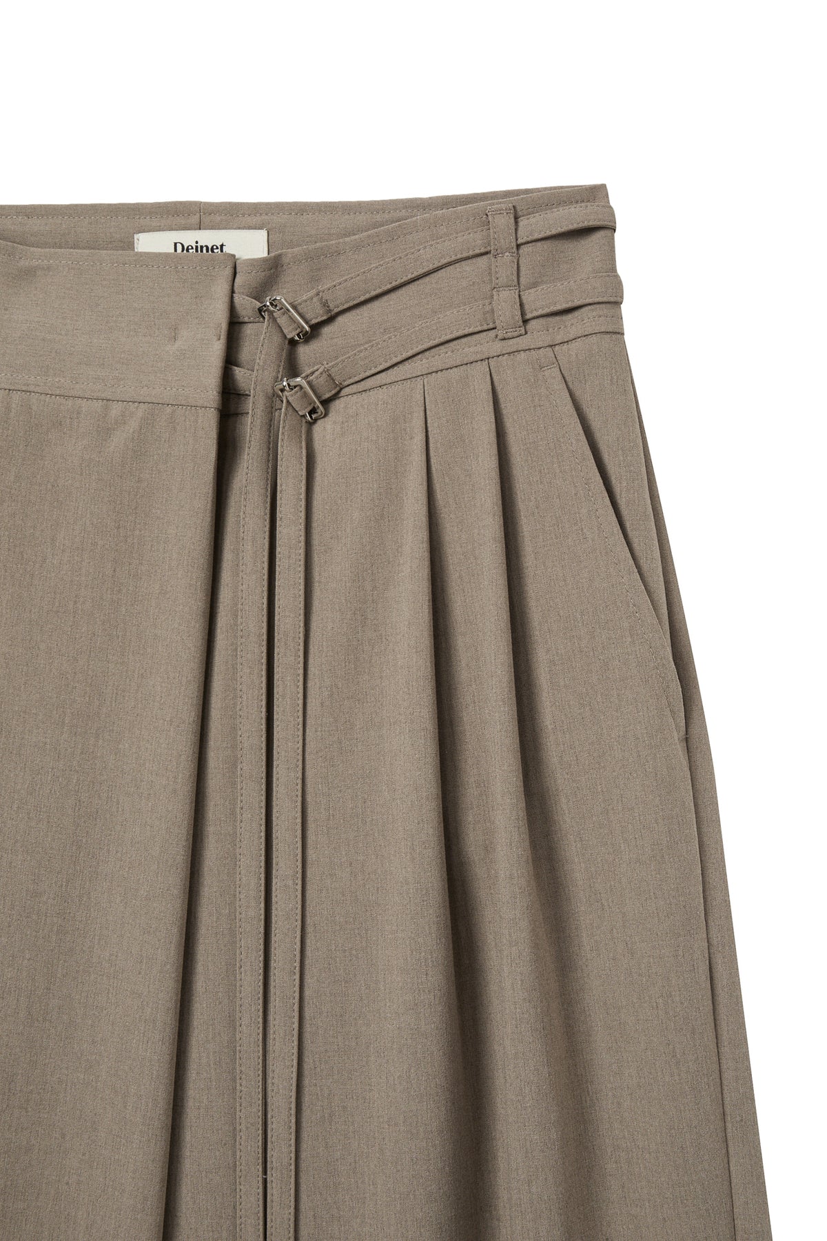 Deinet - Belted Wrap Trousers (Beige) product image 4 | TRAB K-Fashion Australia