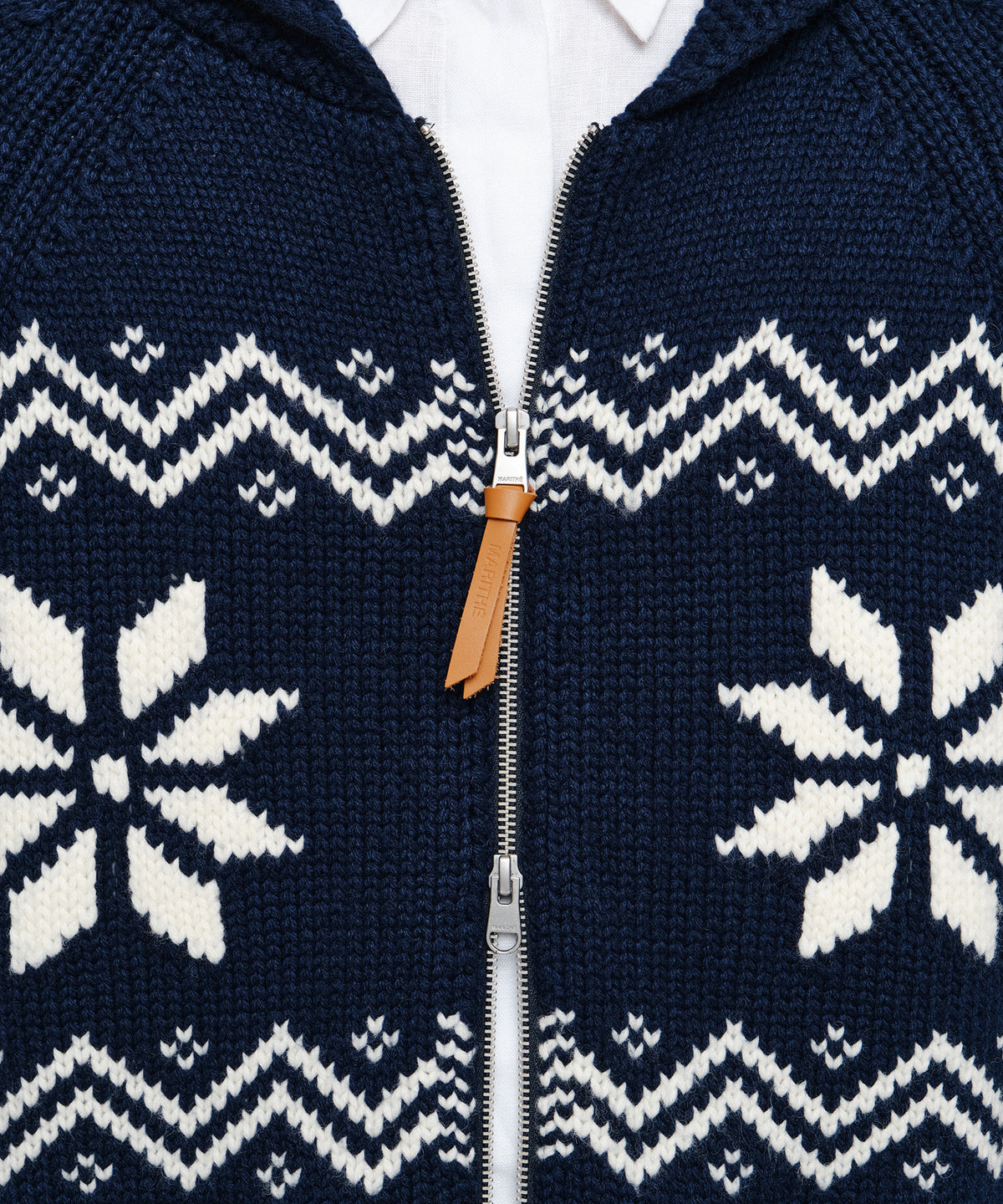 Marithe & Francois Girbaud - Nordic Cowichan Cardigan (Navy) product image 4 | TRAB K-Fashion Australia