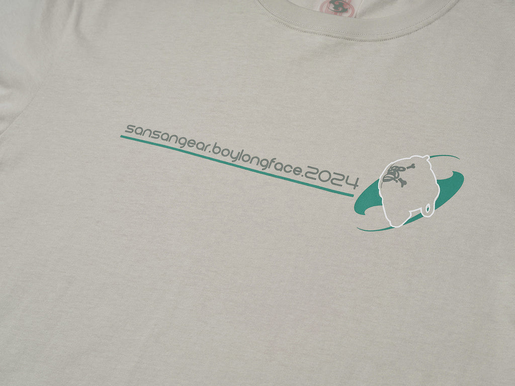 San San Gear - Sansan Blf Logo T-Shirt Light Grey product image 4 | TRAB K-Fashion Australia