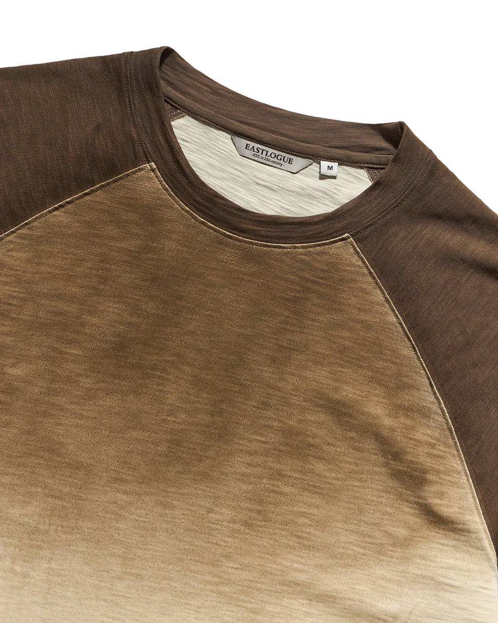 Eastlogue - Wandarer Raglan Half T-shirts (Cream & Brown) product image 3 | TRAB K-Fashion Australia