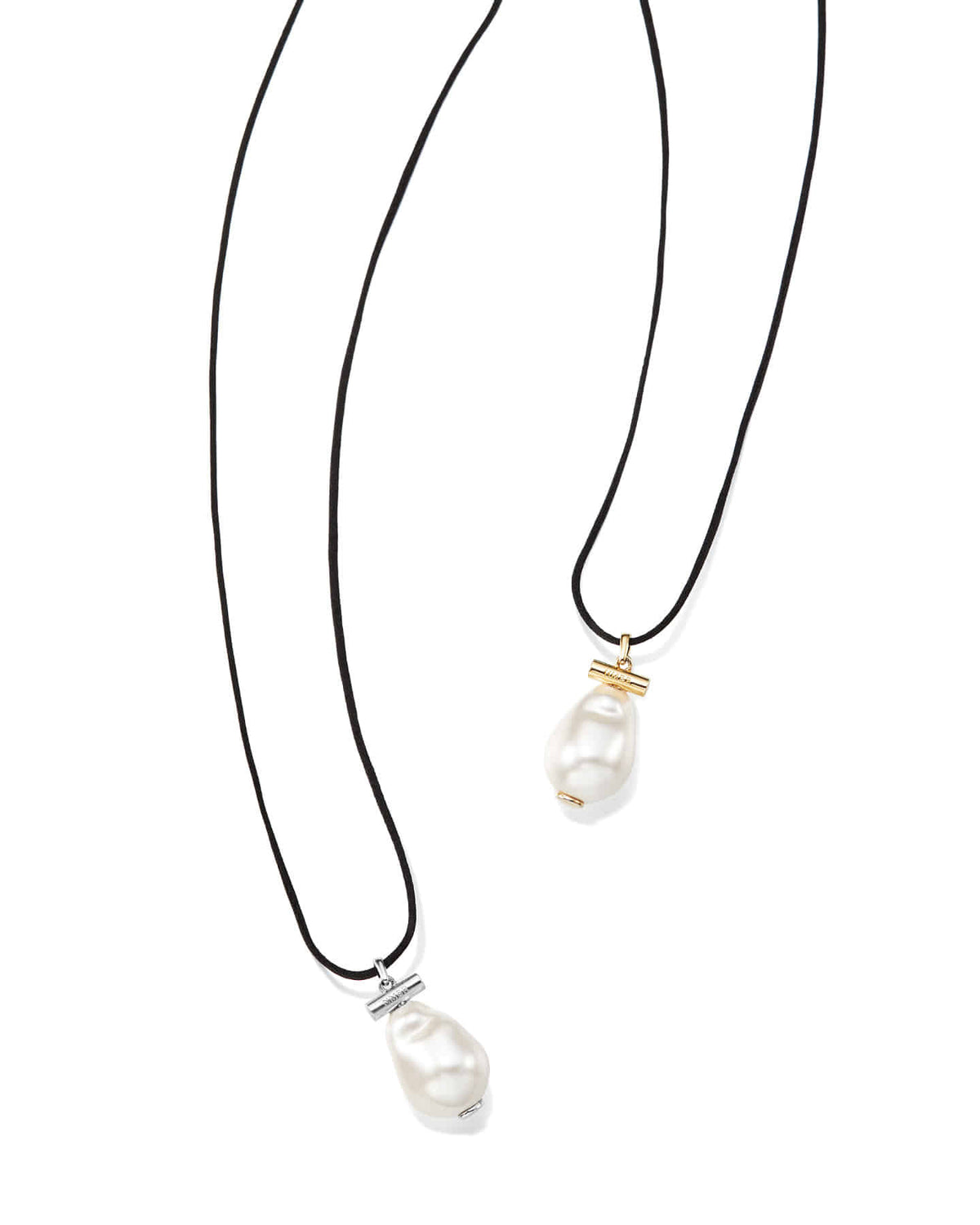 Numbering - Baroque Pearl Cord Necklace #6830 product image 6 | TRAB K-Fashion Australia