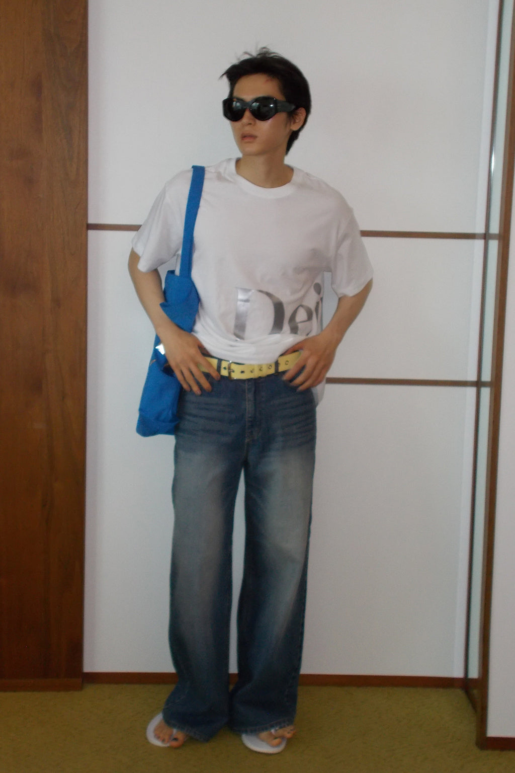 Deinet - Silver Logo T-Shirt (White) product image 7 | TRAB K-Fashion Australia