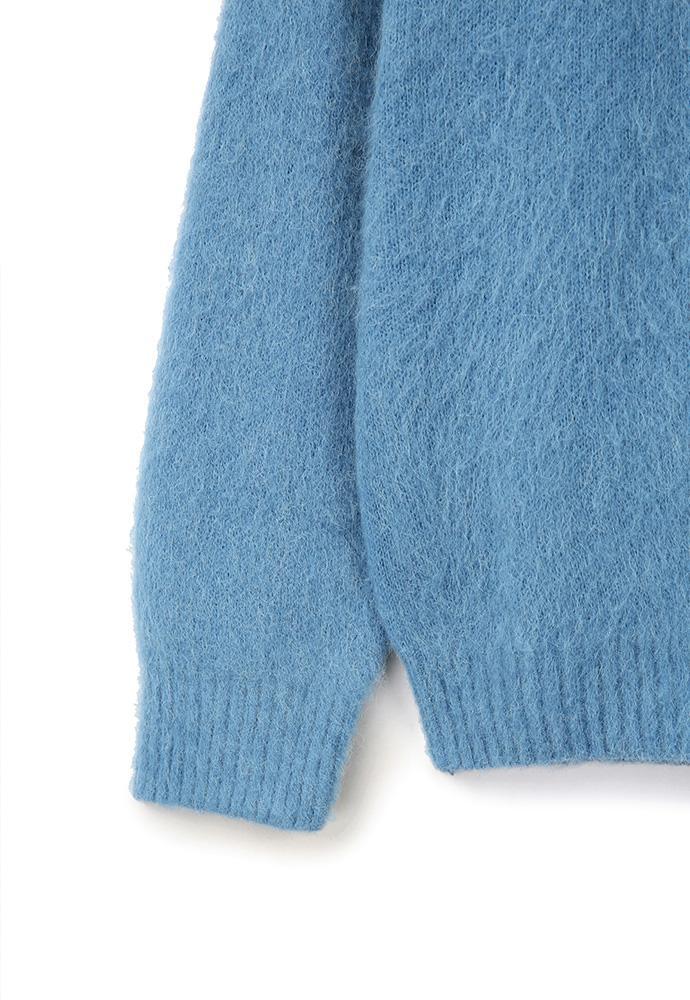 Art if acts - Mohair Round Neck Cardigan (Dark Blue) product image 11 | TRAB K-Fashion Australia