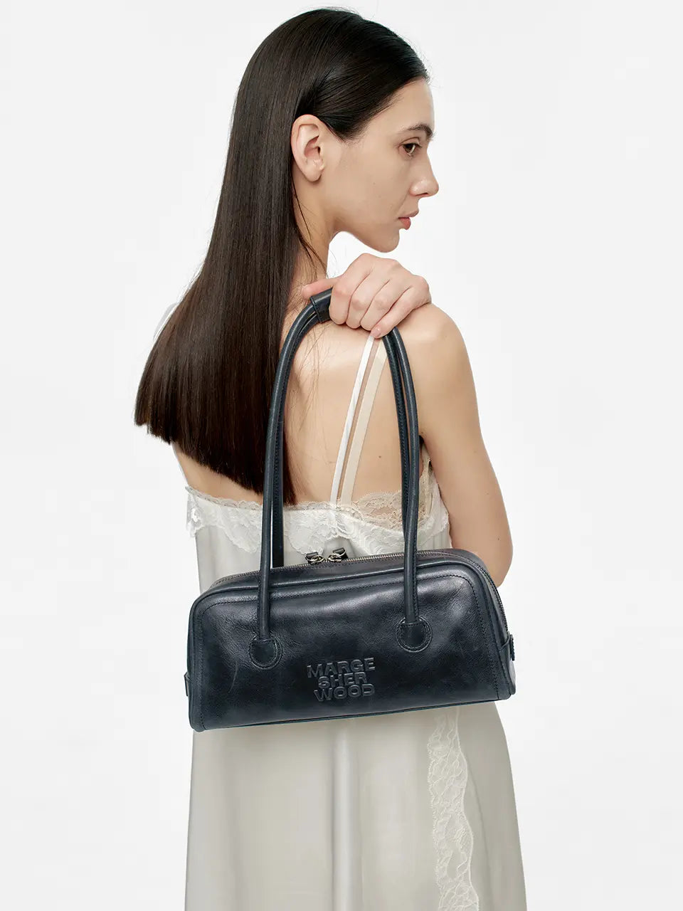 Marge Sherwood - Soft Boston Ew (Navy Pull-Up) product image 2 | TRAB K-Fashion Australia