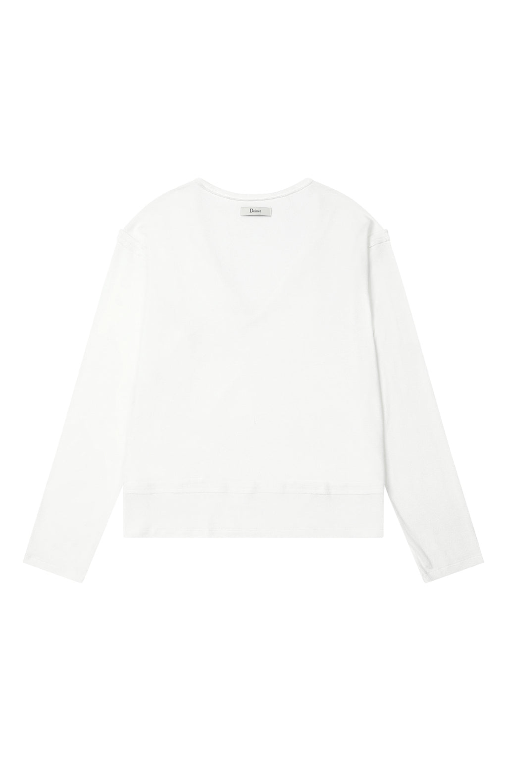 Deinet - Raw V Long Sleeve (White) product image 8 | TRAB K-Fashion Australia