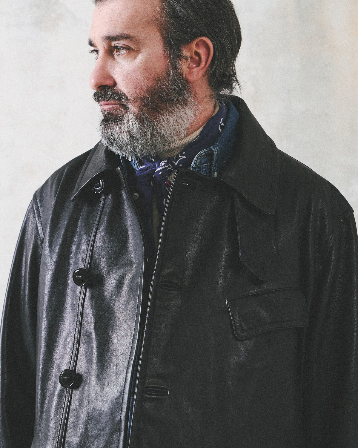 Eastlogue - Architect Work Leather Jacket (Black) product image 3 | TRAB K-Fashion Australia