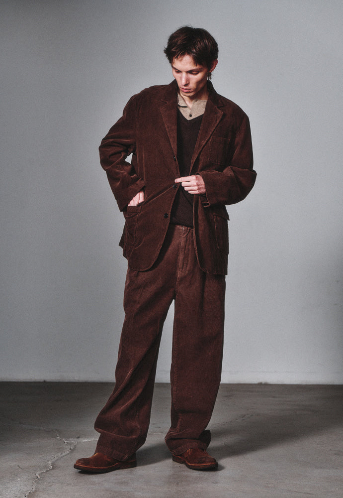 Art if acts - Garment Washed 3 Button Corduroy Blazer (Vintage Brown) product image 4 | TRAB K-Fashion Australia