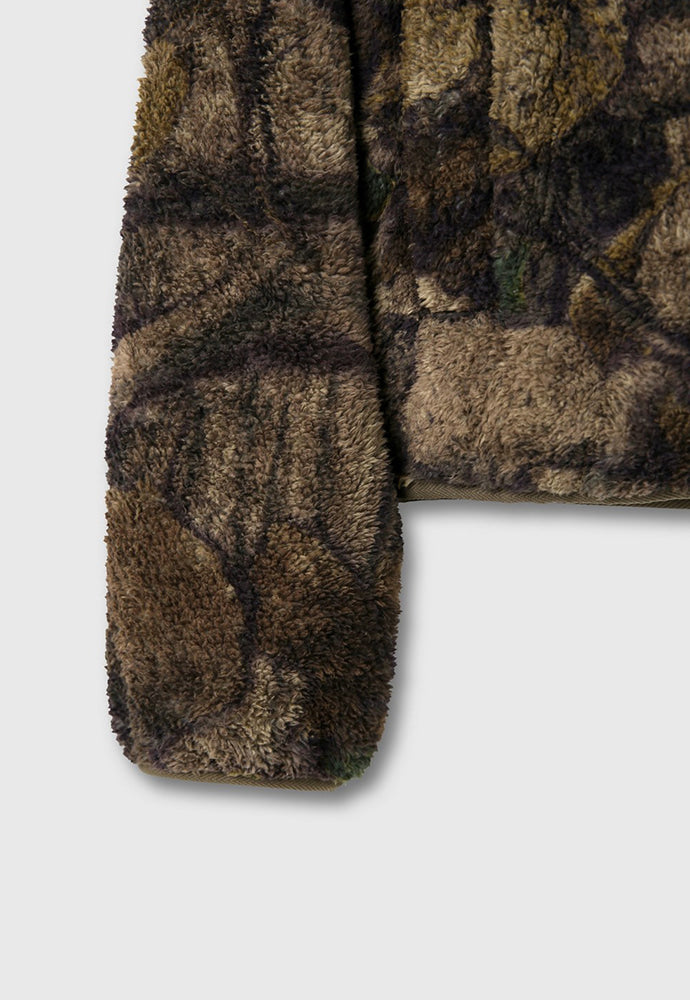 Tonywack - Leaf Camo Printed Fleece Jacket (Brown) product image 15 | TRAB K-Fashion Australia