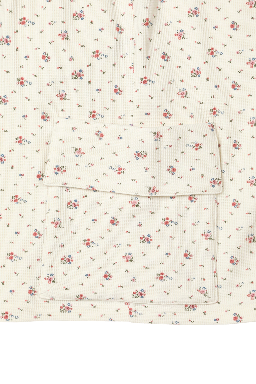 Deinet - Soft Waffle Flower Jersey Cargo Bermuda Pants (Ivory) product image 15 | TRAB K-Fashion Australia