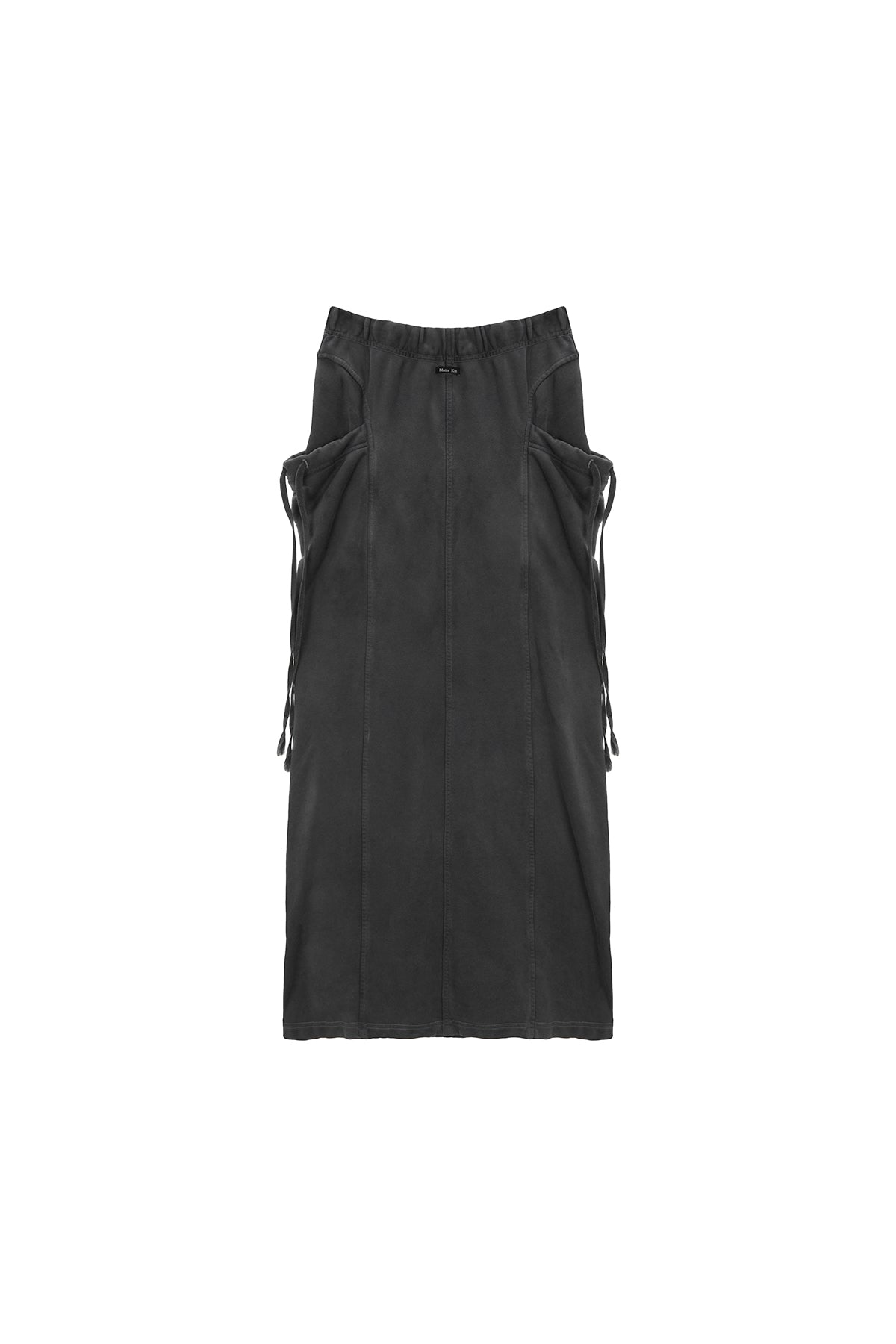 Matin Kim - Washed String Cargo Sweatskirt (Grey) product image 1 | TRAB K-Fashion Australia