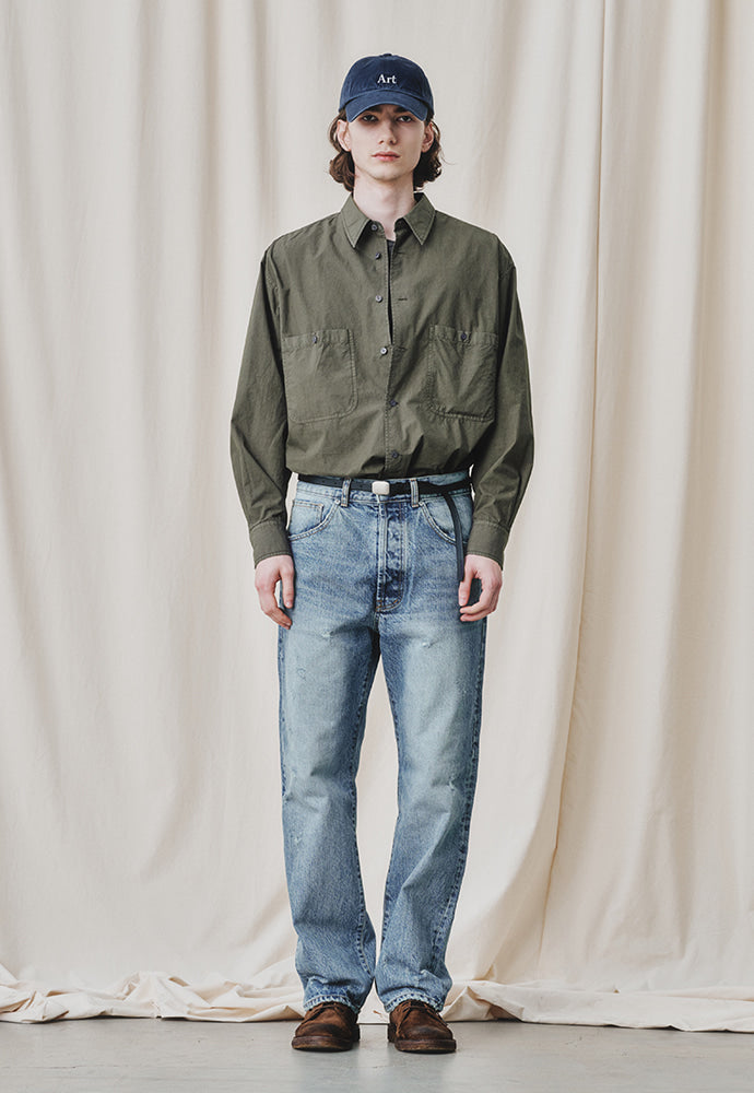 Art if acts - Two Pocket Shirt (Olive) product image 3 | TRAB K-Fashion Australia