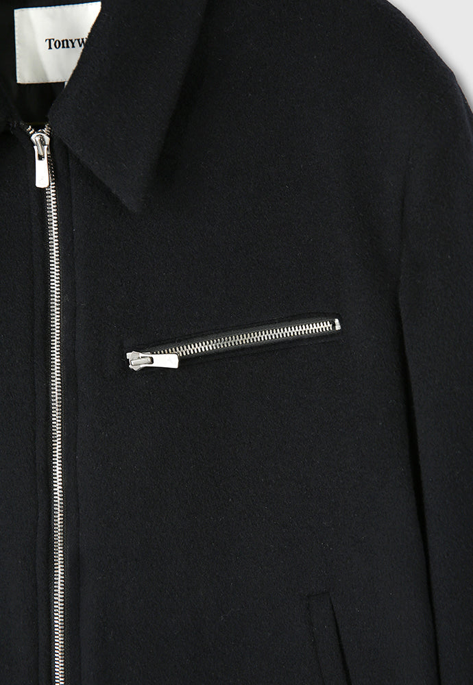Tonywack - Cashmere Chest Zip Berlin Jacket (Black) product image 10 | TRAB K-Fashion Australia