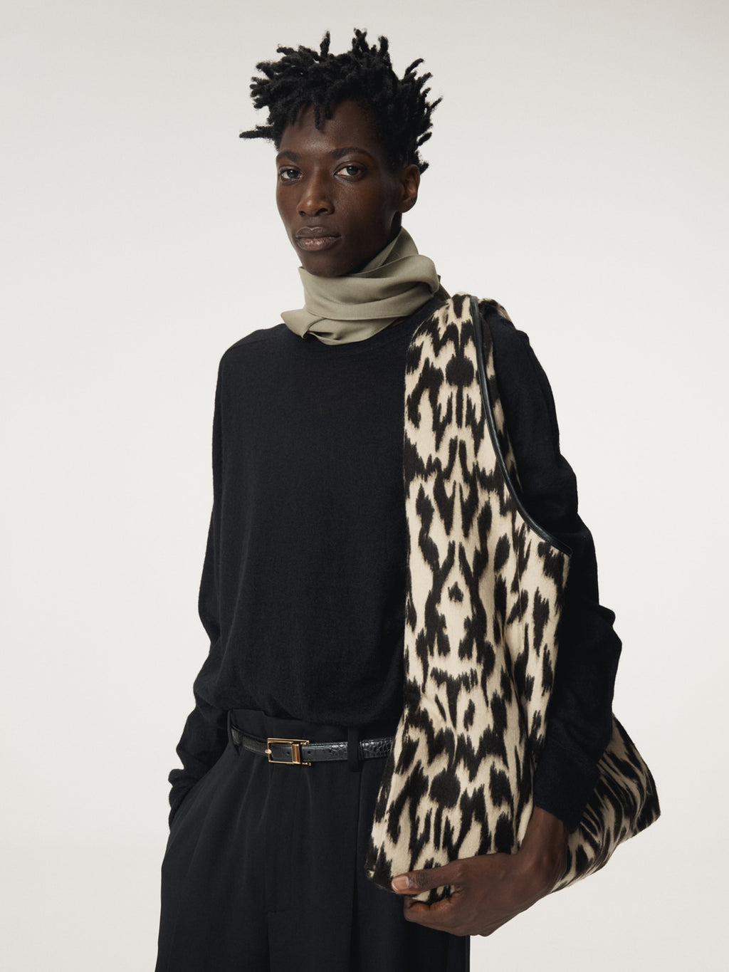 Recto - Rc Sheer Knit Top (Black) product image 7 | TRAB K-Fashion Australia