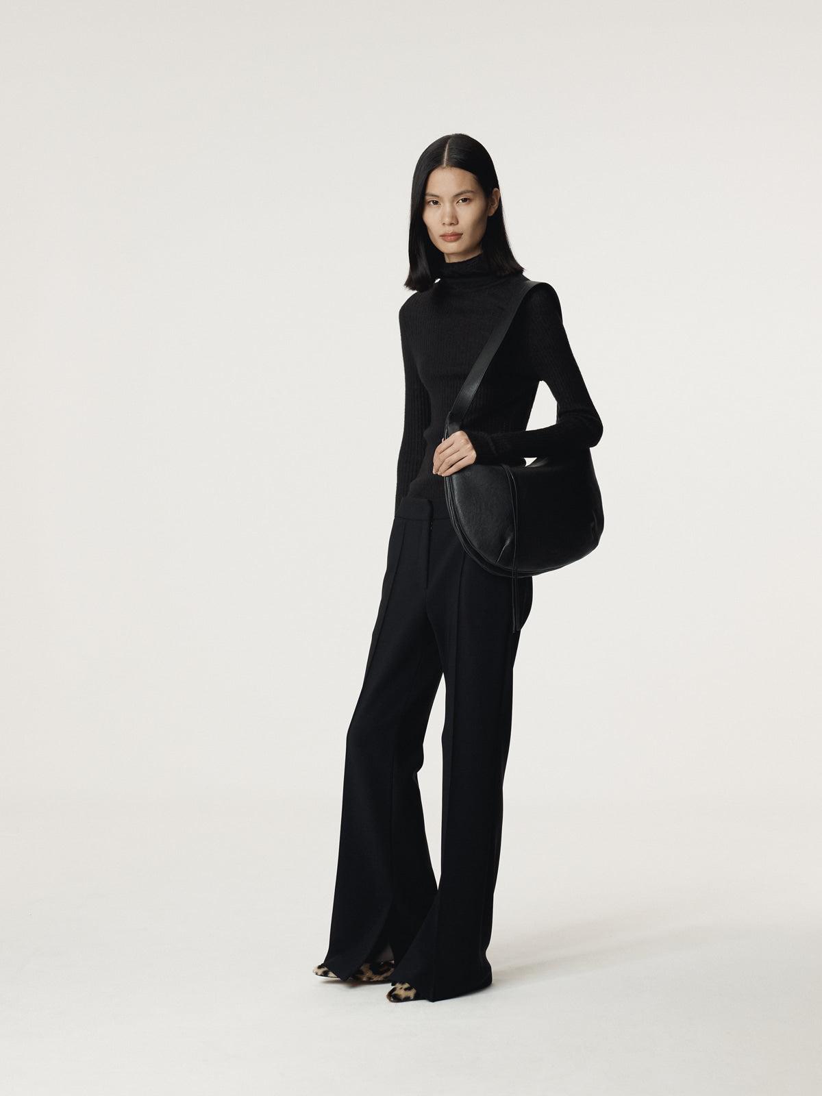 Recto - Hairy Balaclava Knit Top (Black) product image 3 | TRAB K-Fashion Australia