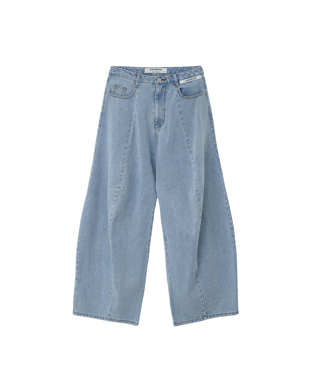 Kimhe Kim - Balloon Denim Pants (Sky Blue) product image 1 | TRAB K-Fashion Australia