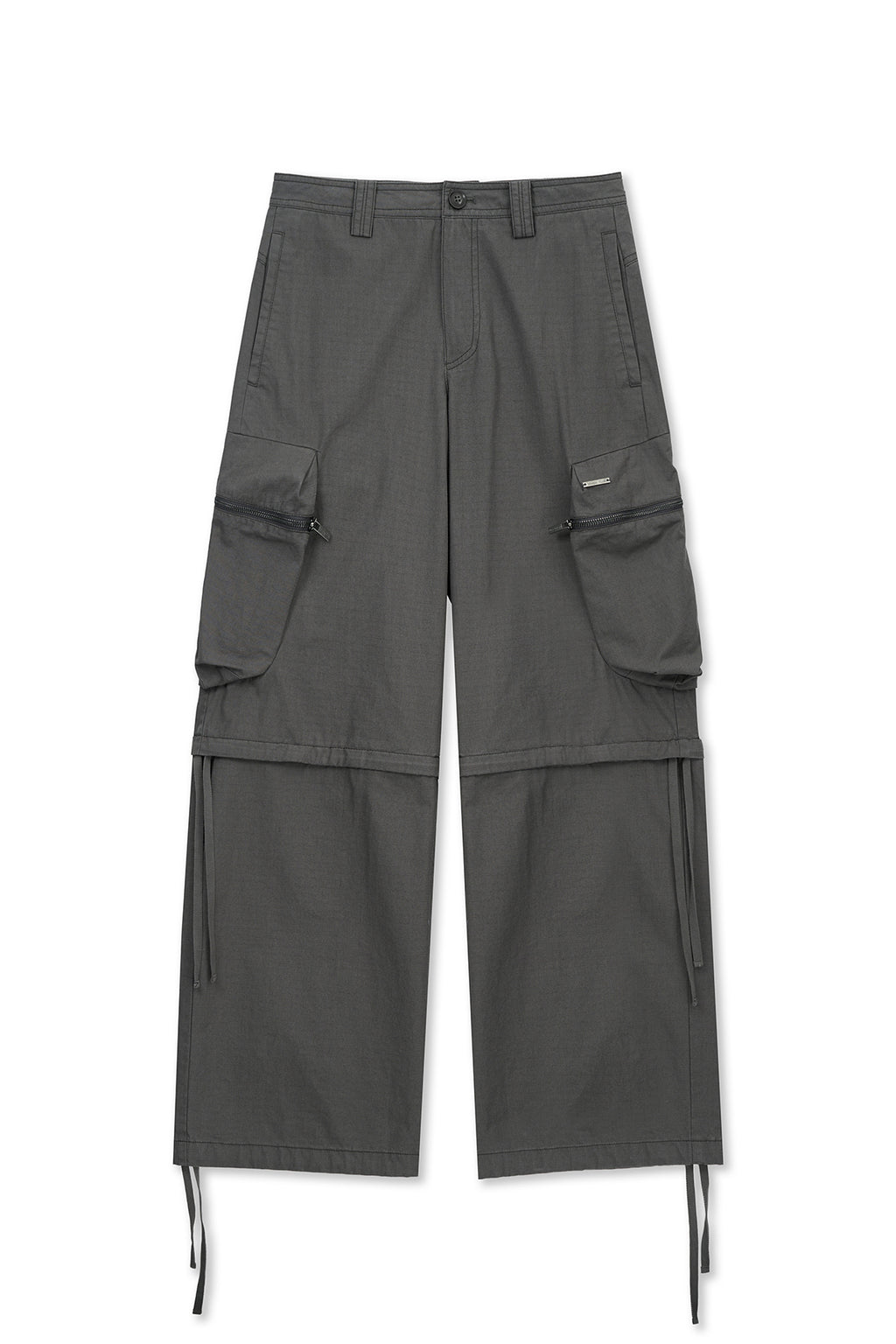 Matin Kim - Detachable Cargo Pants (Charcoal) product image 1 | TRAB K-Fashion Australia
