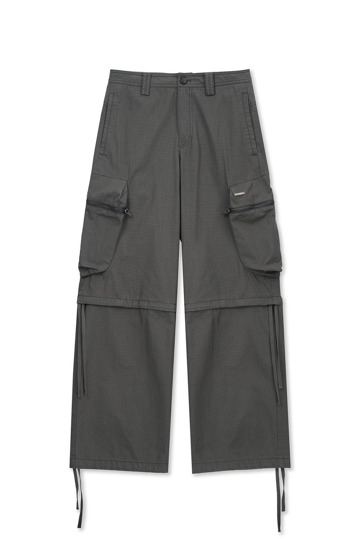 Matin Kim - Detachable Cargo Pants (Charcoal) product image 1 | TRAB K-Fashion Australia