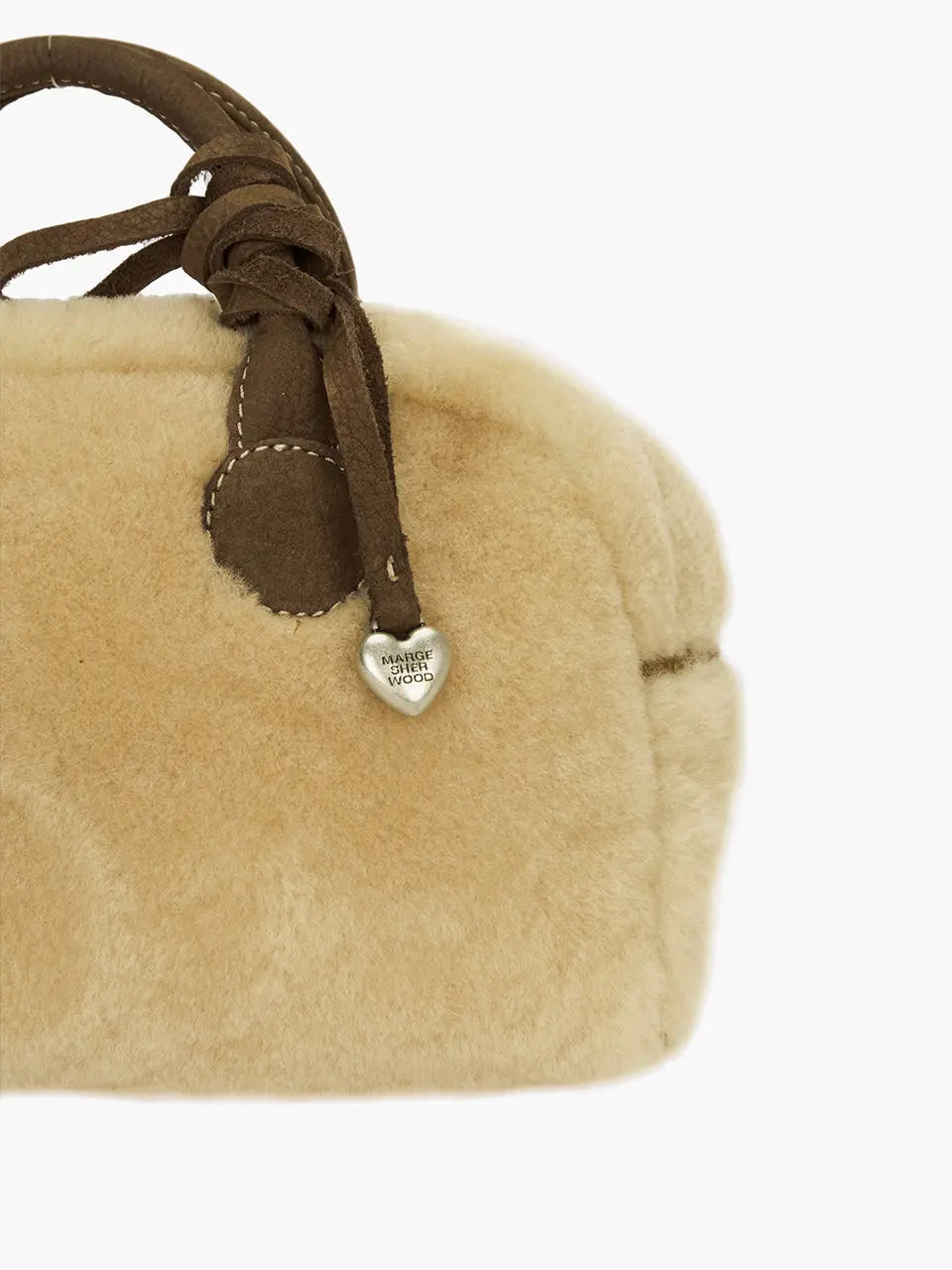 Marge Sherwood - Soft Bowling (Beige Shearling+Chestnut Nubuck) product image 7 | TRAB K-Fashion Australia