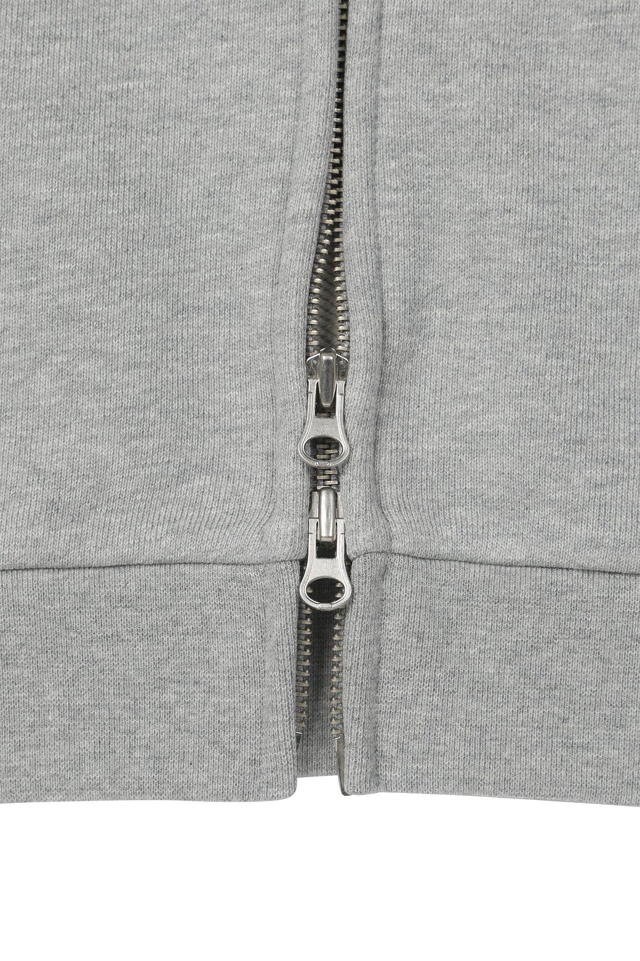 Deinet - German Lettering Hoodie Zip-Up (Melange Grey) product image 18 | TRAB K-Fashion Australia