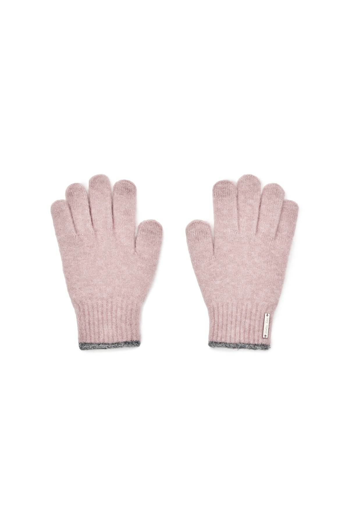 Matin Kim - Boucle Knit Gloves (Pink) product image 1 | TRAB K-Fashion Australia