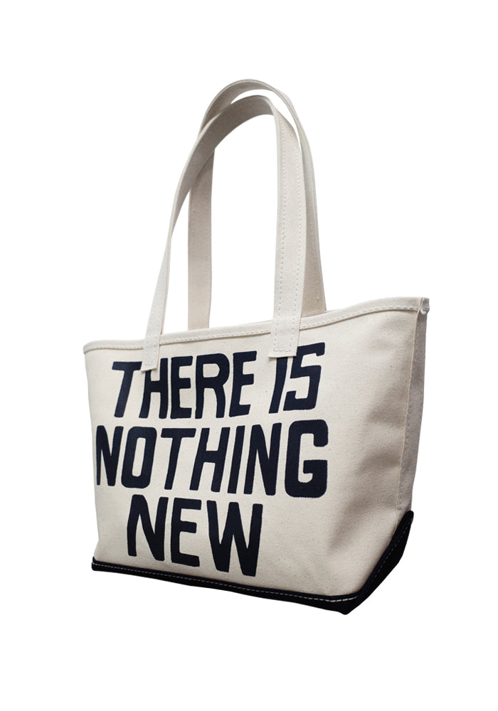 Collect Pieces - There Is Nothing New Souvenir Tote Bag (Natural/Navy) product image 3 | TRAB K-Fashion Australia