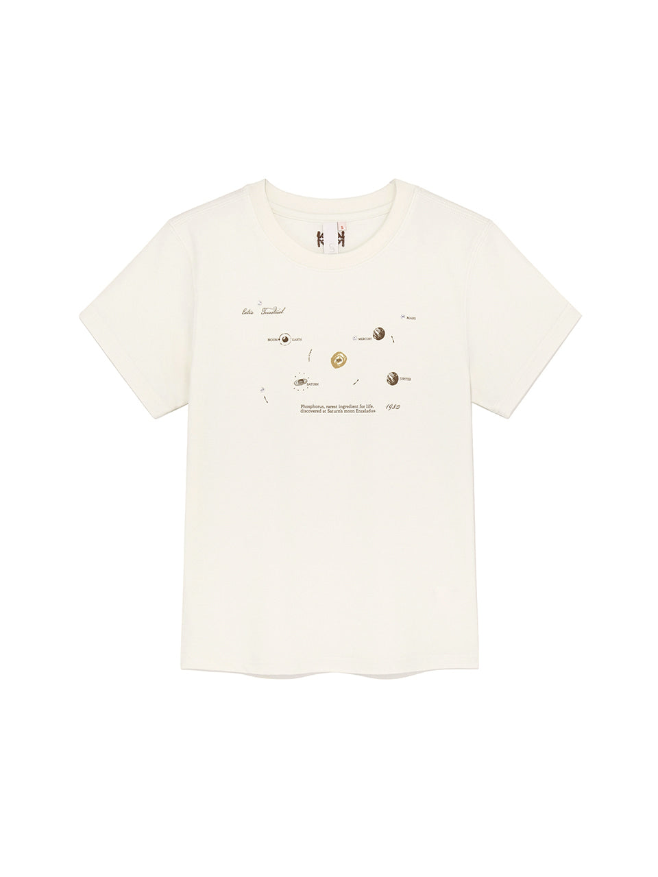 Kijun - Planet T-Shirt (Off-White) product image 7 | TRAB K-Fashion Australia