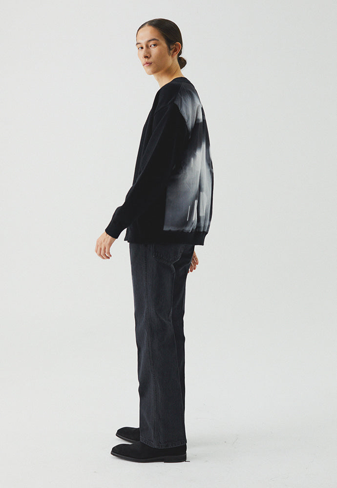 Tonywack - Polar Flash Patchwork Cardigan (Black) product image 3 | TRAB K-Fashion Australia