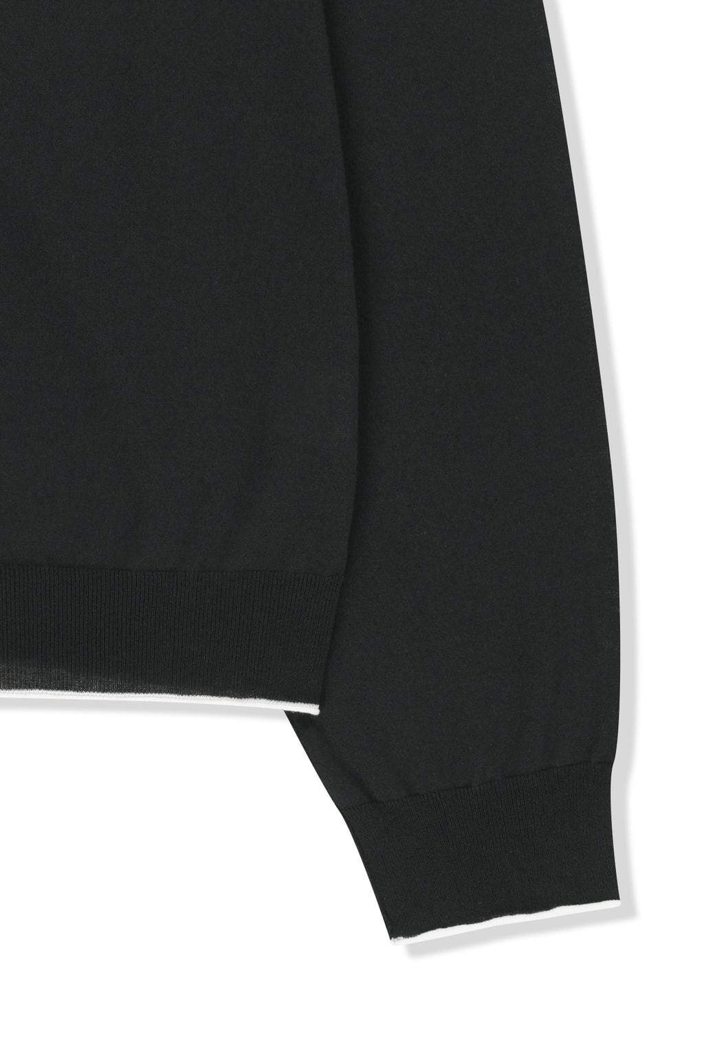 Matin Kim - Back Logo Sheer Cardigan (Black) product image 5 | TRAB K-Fashion Australia