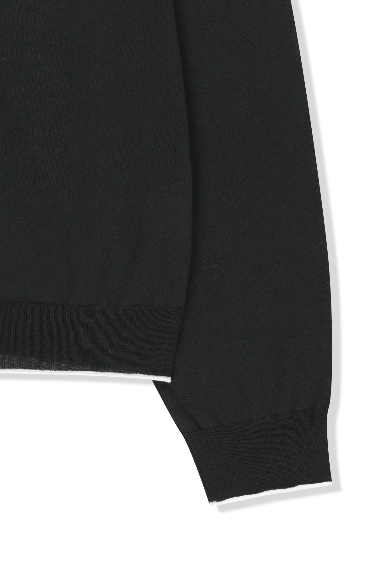 Matin Kim - Back Logo Sheer Cardigan (Black) product image 5 | TRAB K-Fashion Australia
