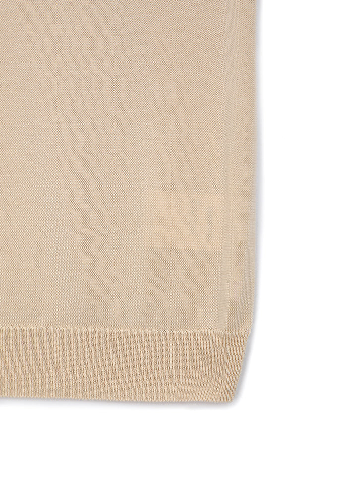 Tonywack - Silk Tencel High Guage Polo Knit (Royal Beige) product image 9 | TRAB K-Fashion Australia