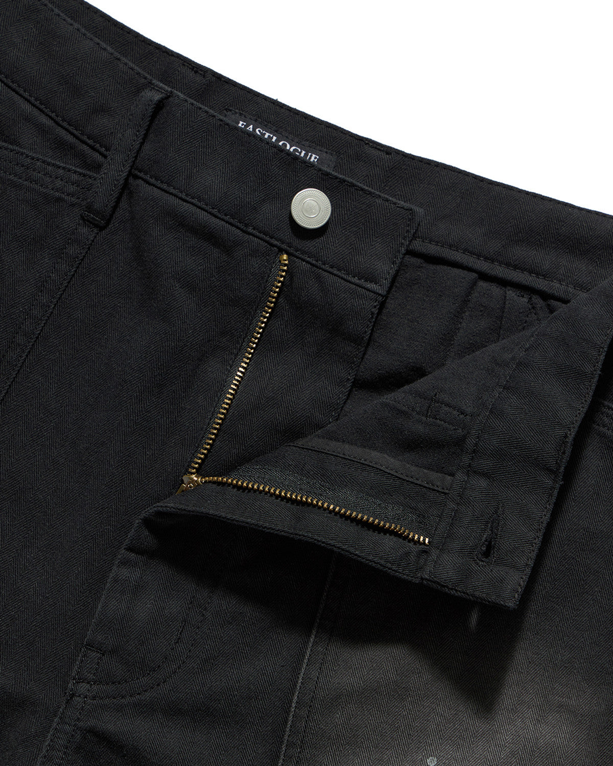 Eastlogue - M-35 Shorts (Black Herringbone) product image 3 | TRAB K-Fashion Australia